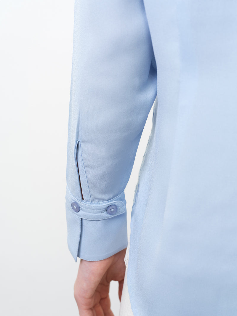 Mila Georgette Lace Layered Shirt