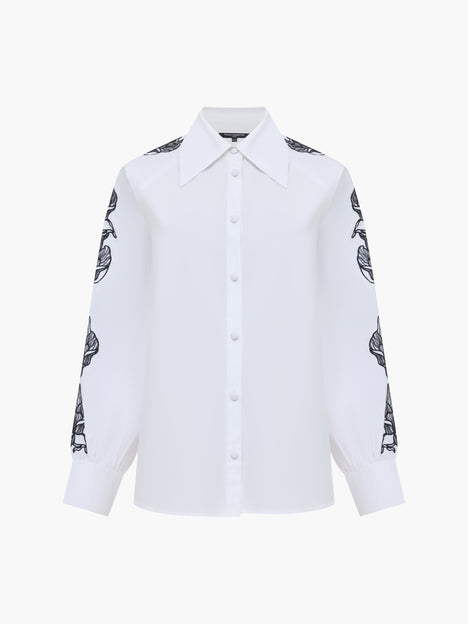 Cambria Cotton Embroidered Shirt
