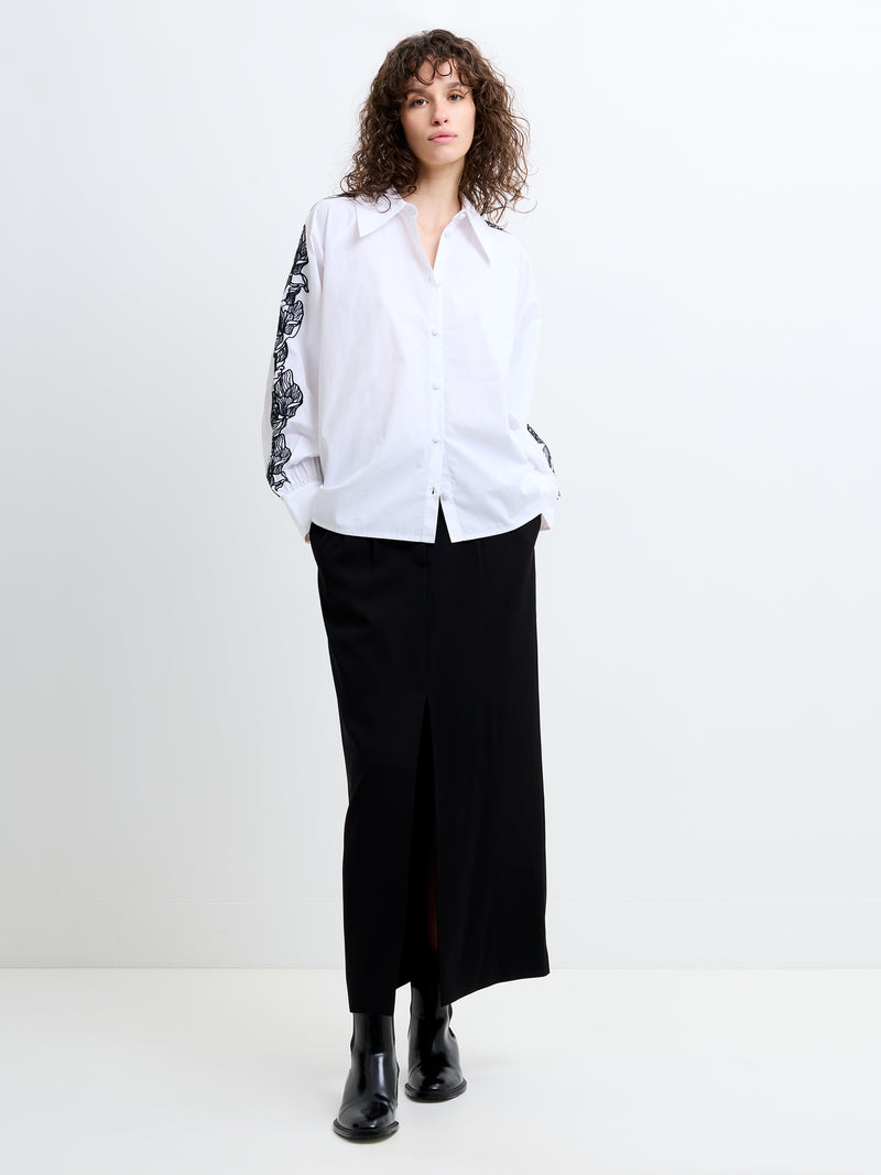 Cambria Cotton Embroidered Shirt
