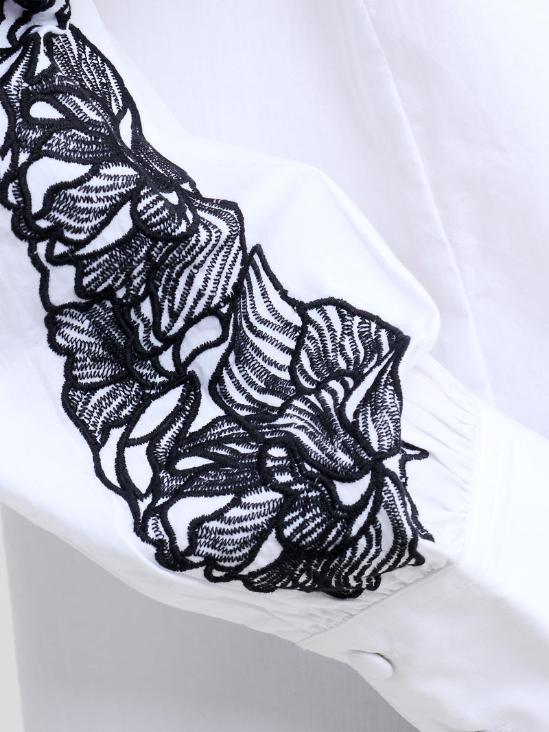 Cambria Cotton Embroidered Shirt