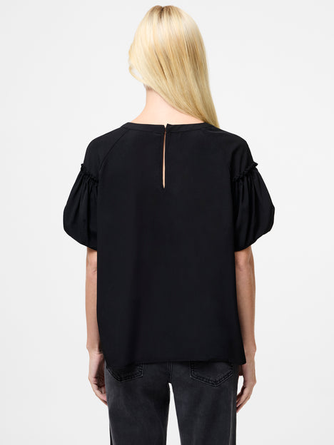 Crepe Light Puff Sleeve Top