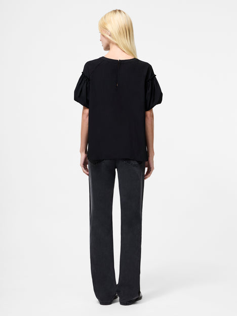 Crepe Light Puff Sleeve Top
