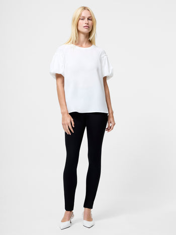 Crepe Light Puff Sleeve Top