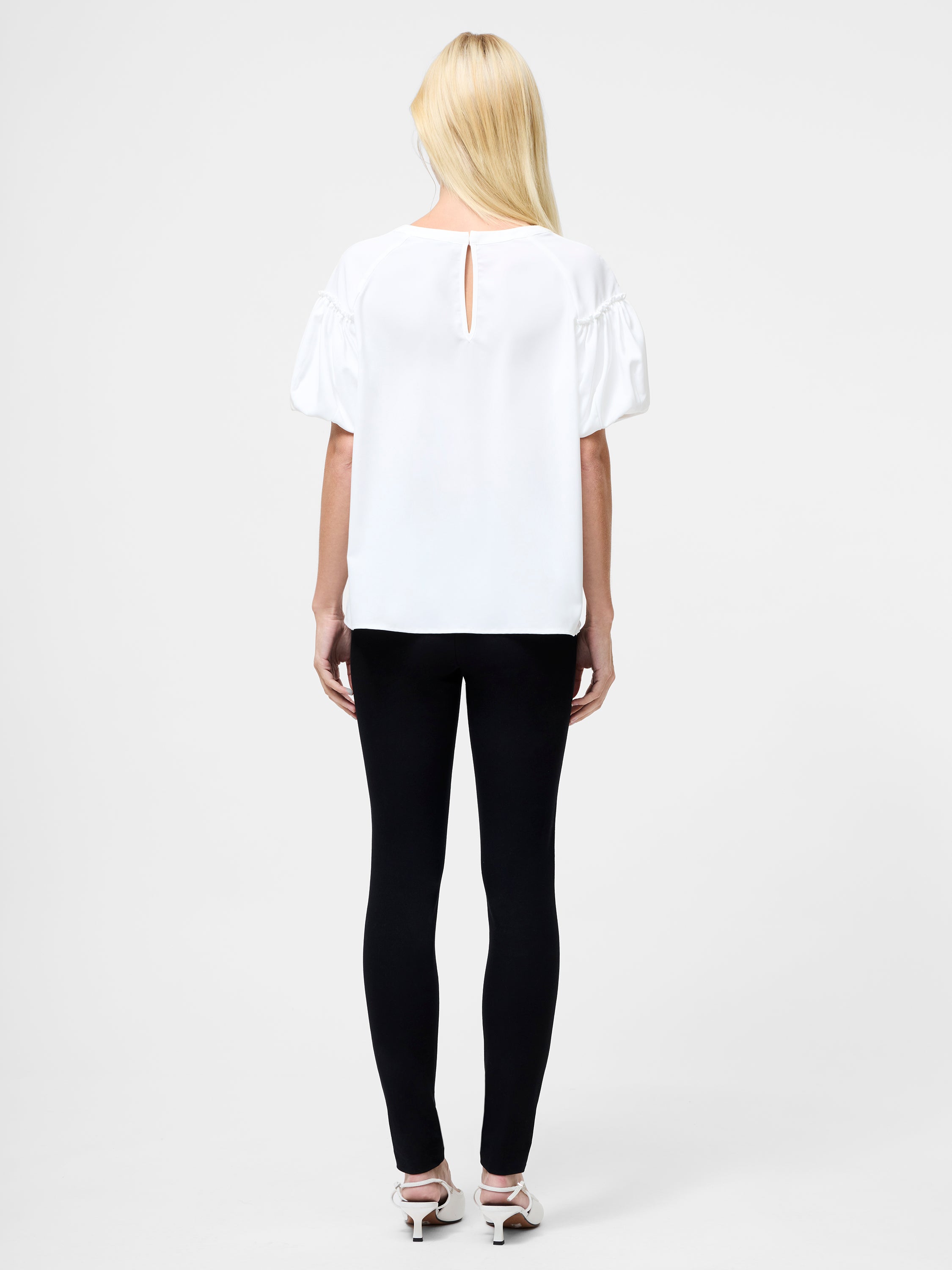 Crepe Light Puff Sleeve Top