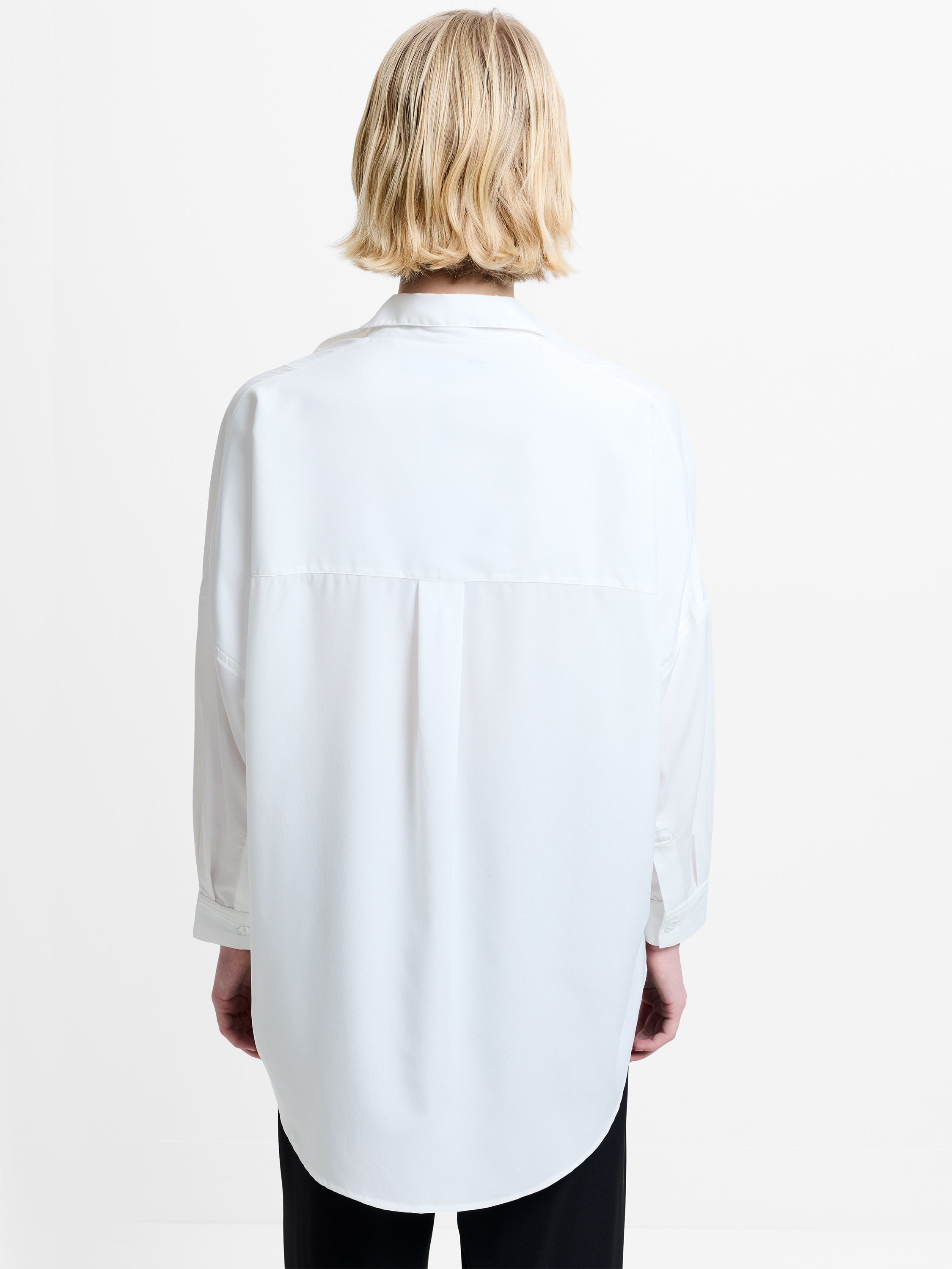 Rhodes Recycled Crepe Popover Shirt