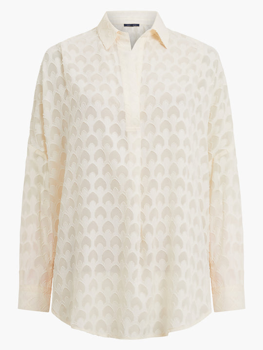 Geo Burn-Out Popover Shirt