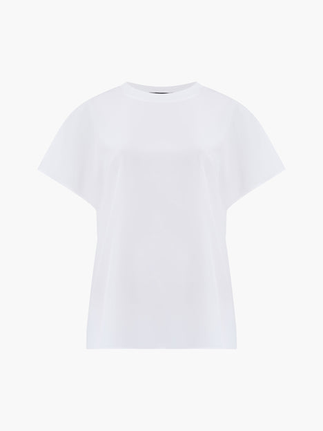 Caprina Recycled Crepe Crew Neck Top