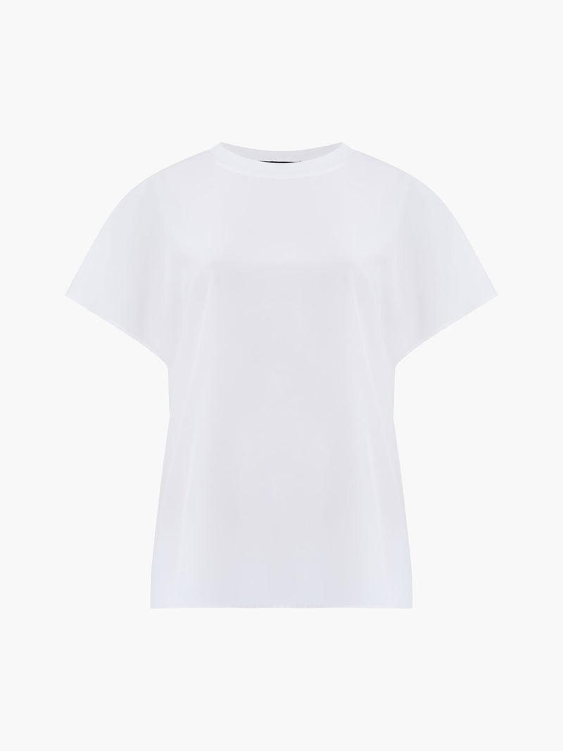 Caprina Recycled Crepe Crew Neck Top