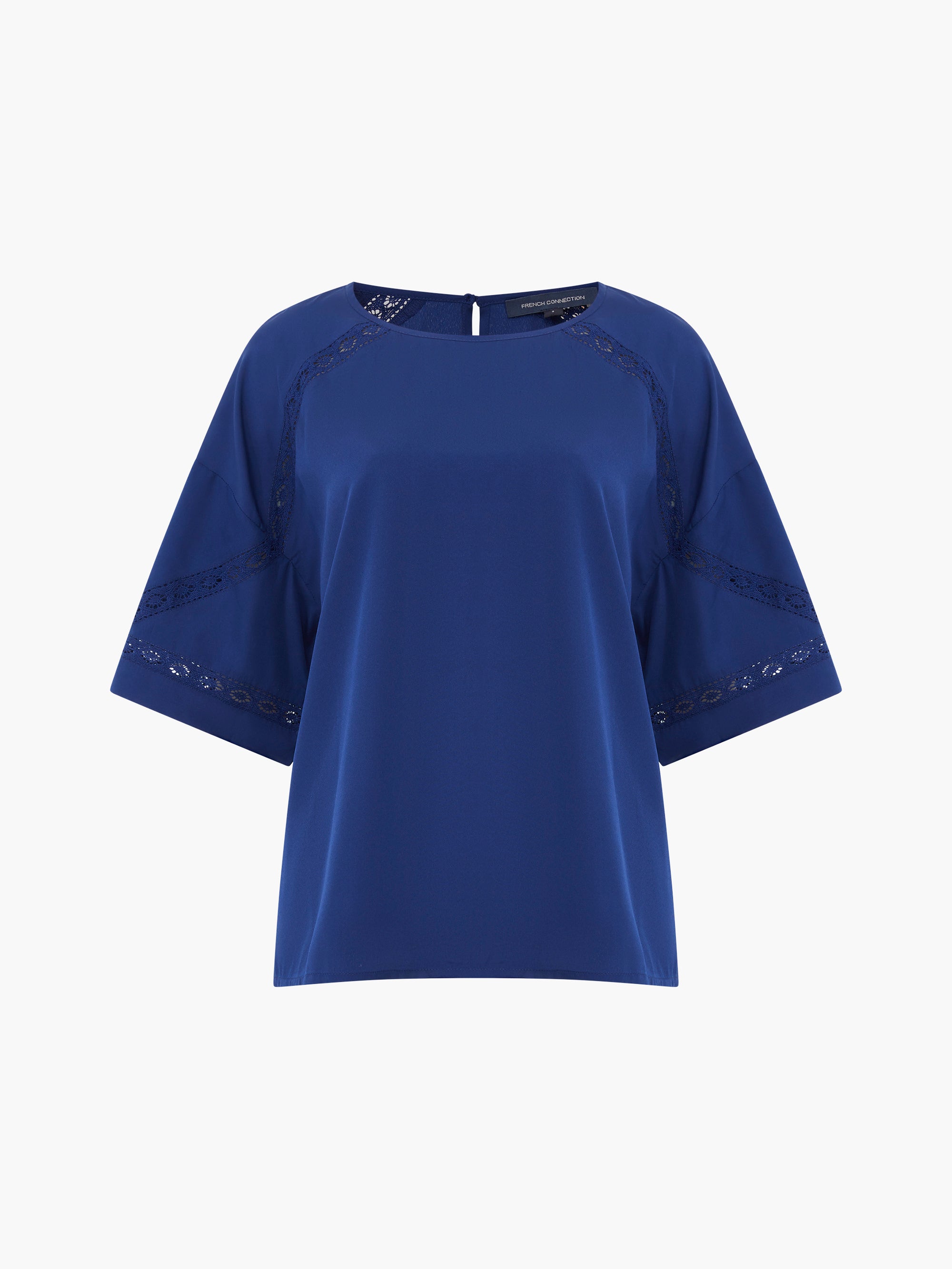 Crepe Recycled Light Embroidered Top