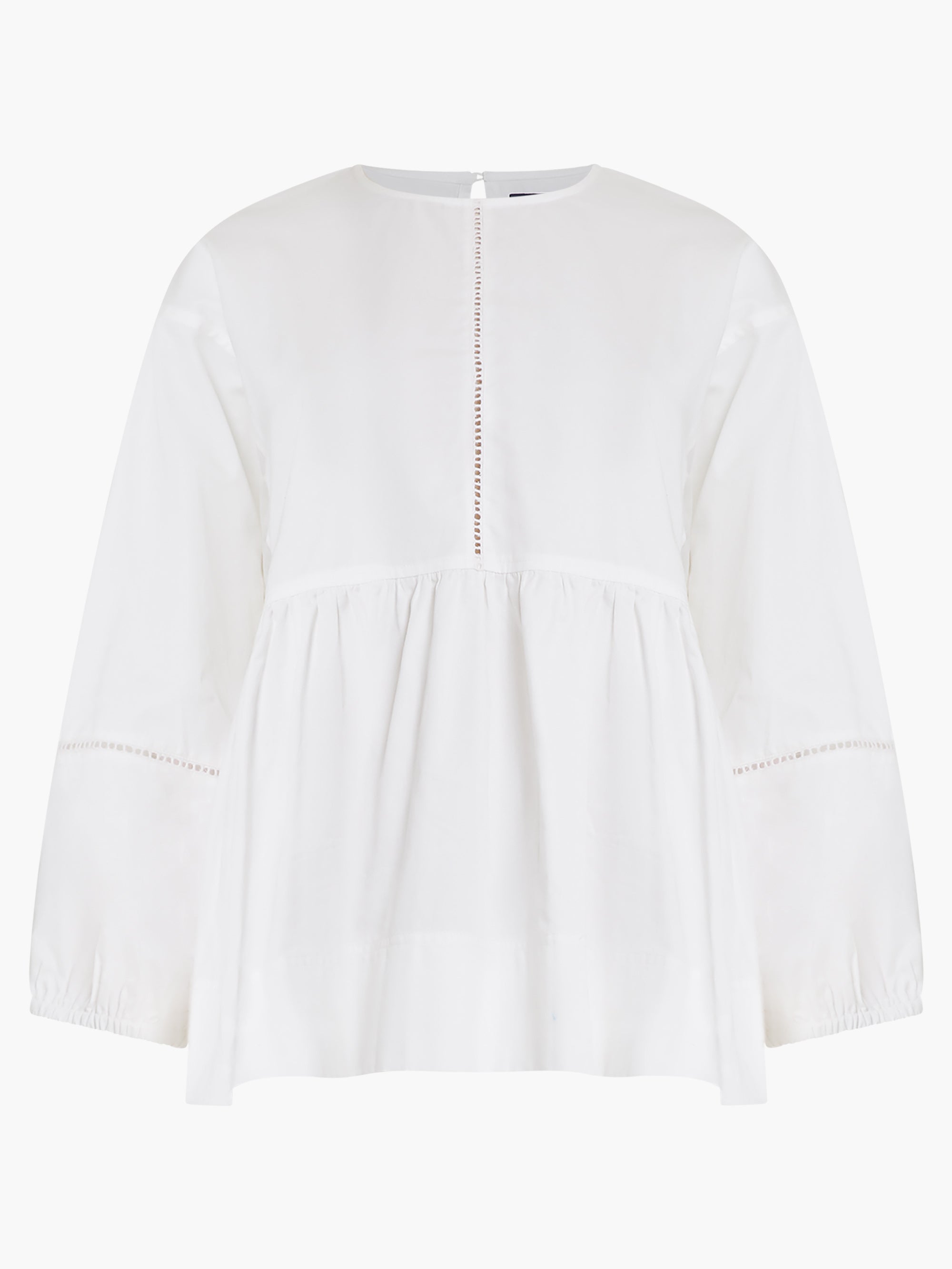 Sindey Embroidered Peplum Top