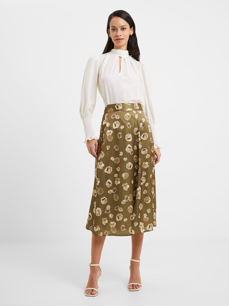 Crepe Light Keyhole Top Classic Cream | French Connection UK