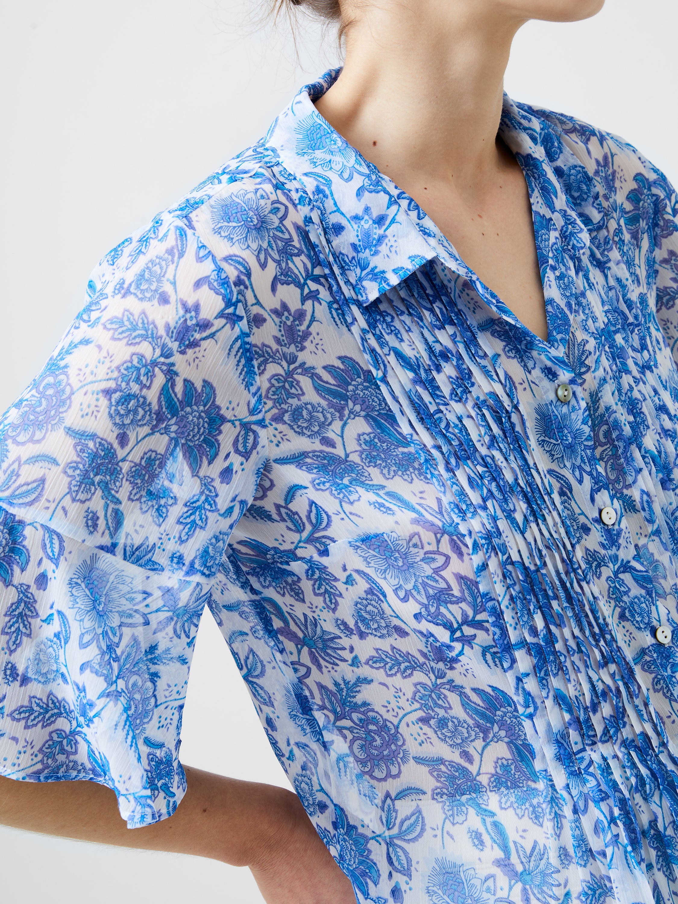 Cosette Pintuck Top