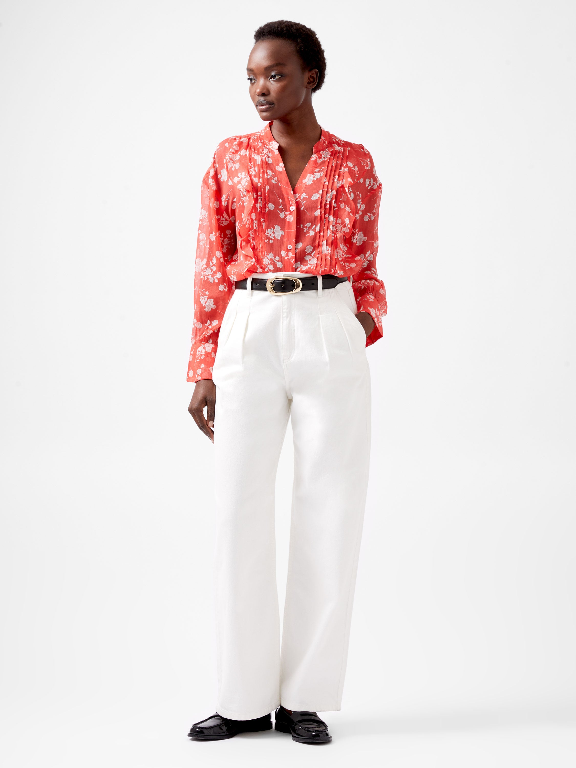 Alessandra Recycled Crinkle Blouse