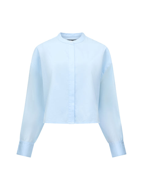 Alexis Cotton Sheer Sleeve Shirt