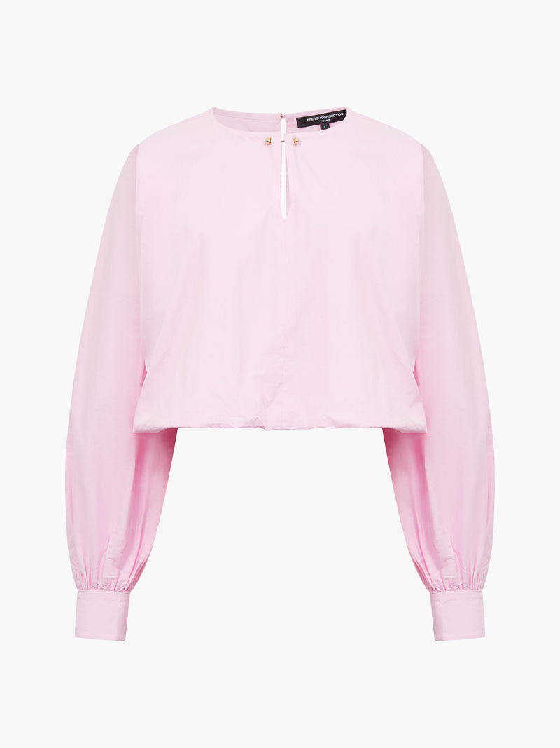 Cambria Cotton Bubble Hem Top