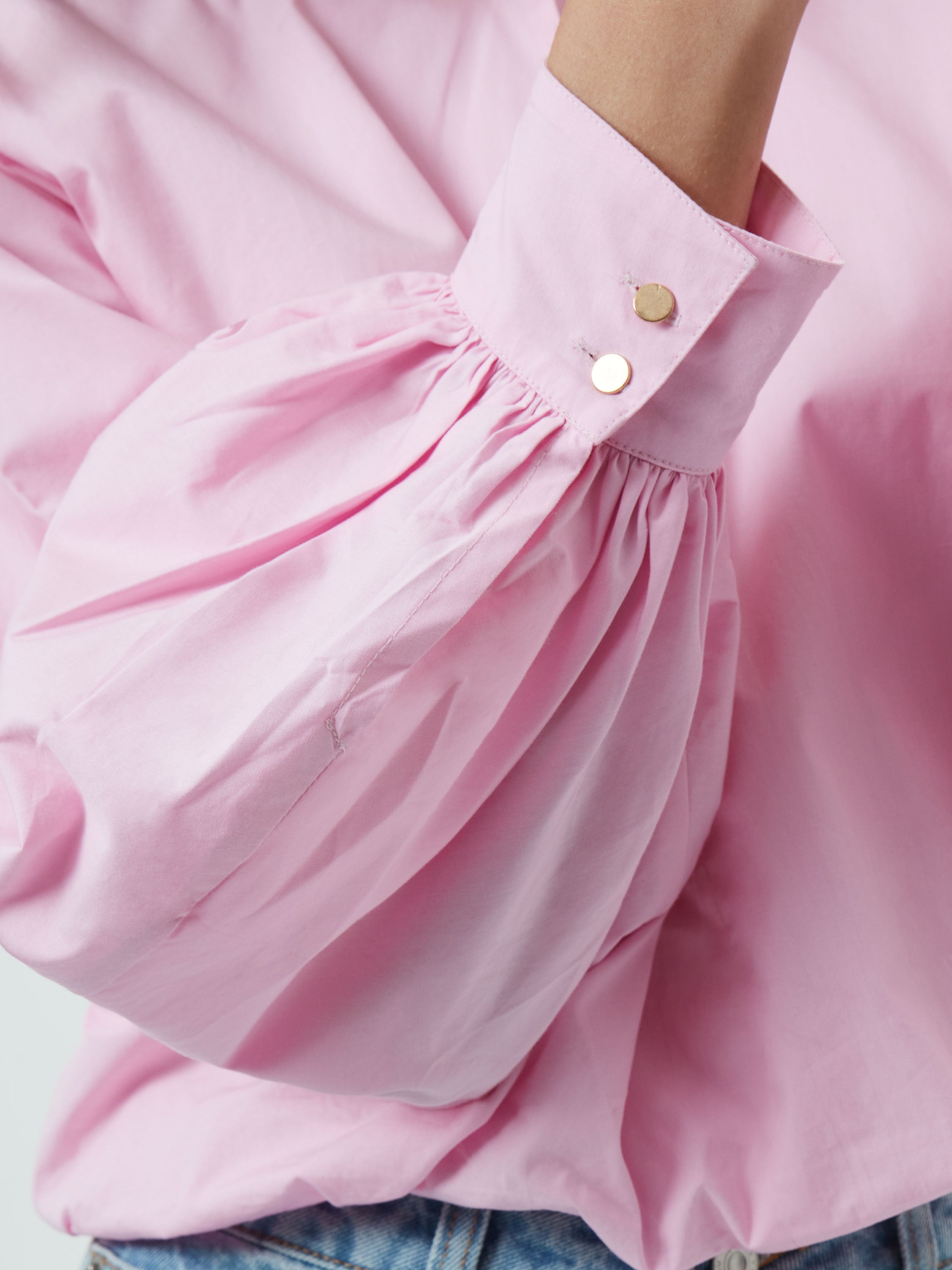 Cambria Cotton Bubble Hem Top