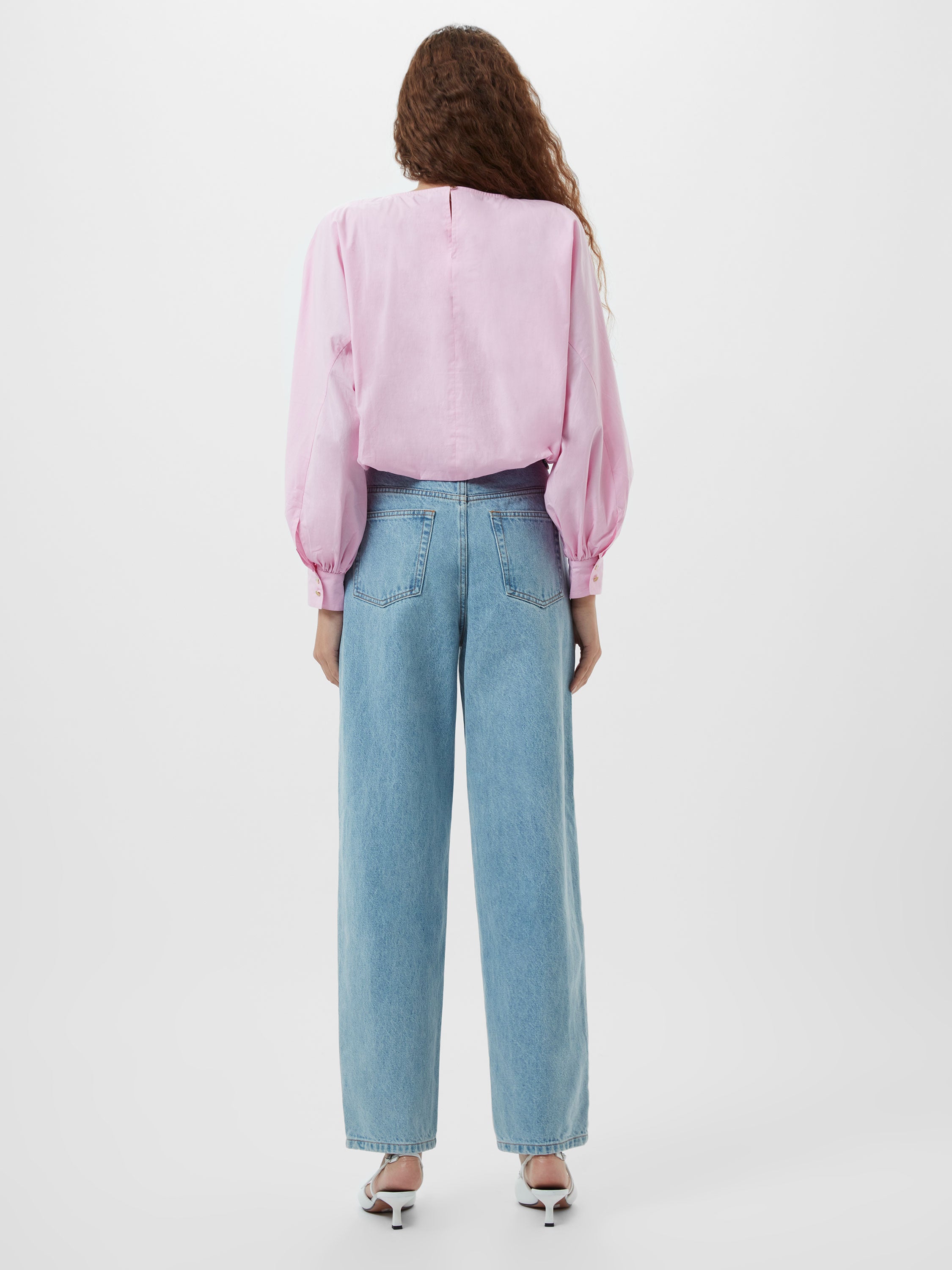 Cambria Cotton Bubble Hem Top