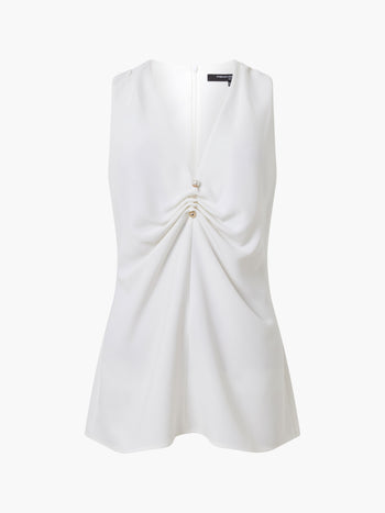 Arlette Sleeveless V Neck Top