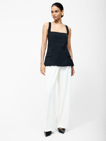 Harrie Tailored Cross Back Top