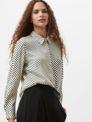 Candice Satin Stripe Shirt