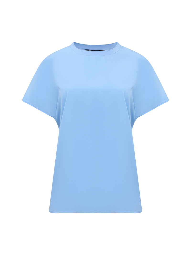 Capriana Crepe Crew Neck Top