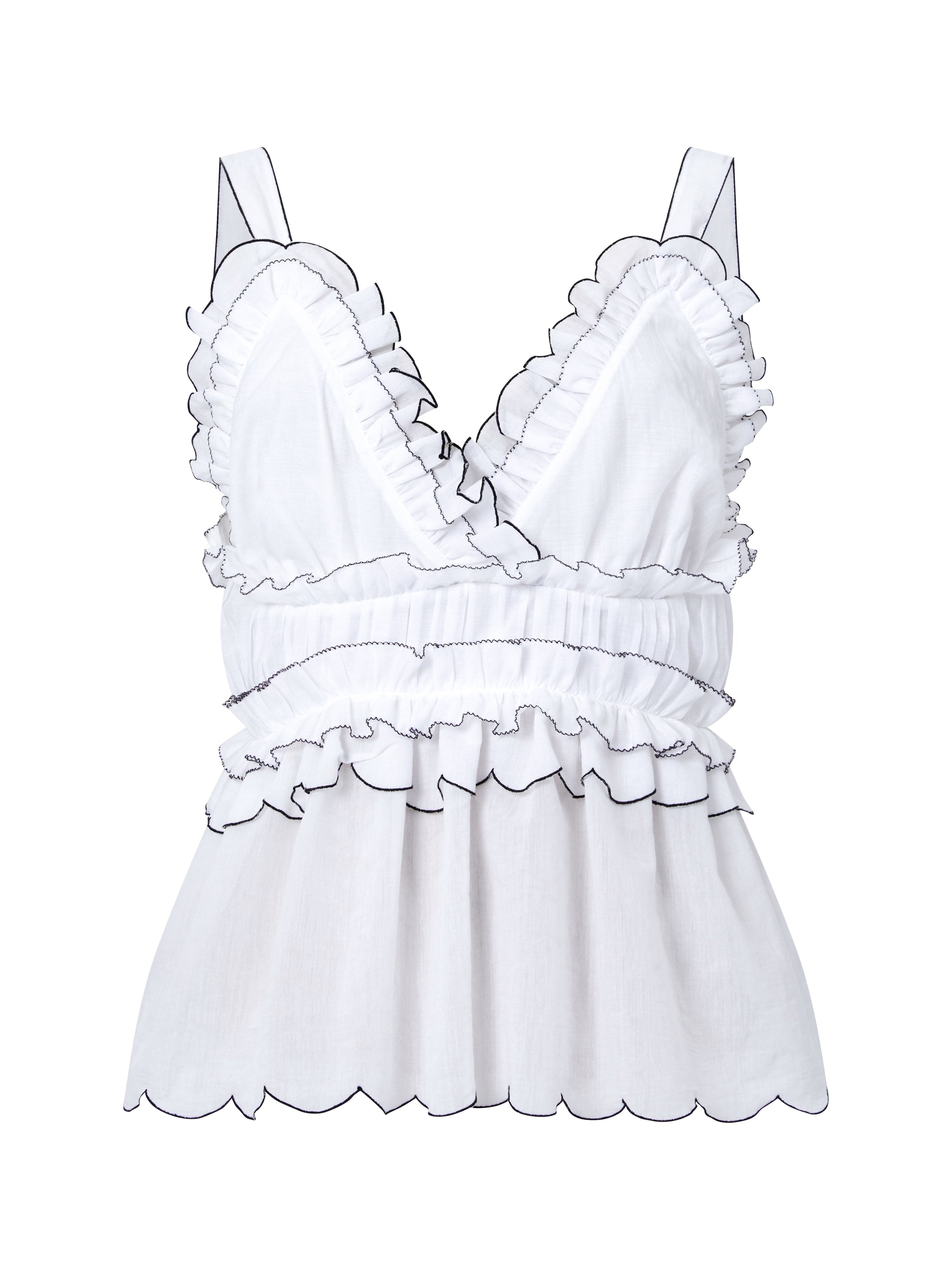 Sandra Cotton Voile Top