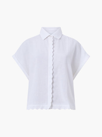 Ariette Linen Short Sleeve Shirt