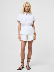 Era Poplin Twist Knot Shirt