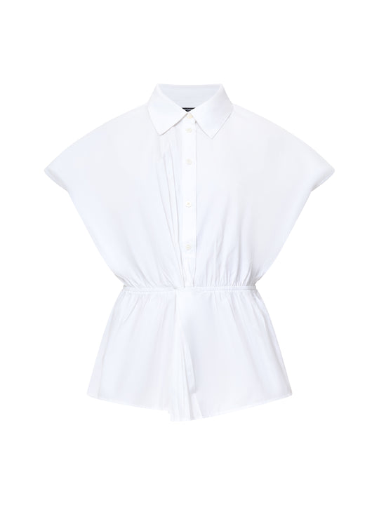 Era Poplin Twist Knot Shirt