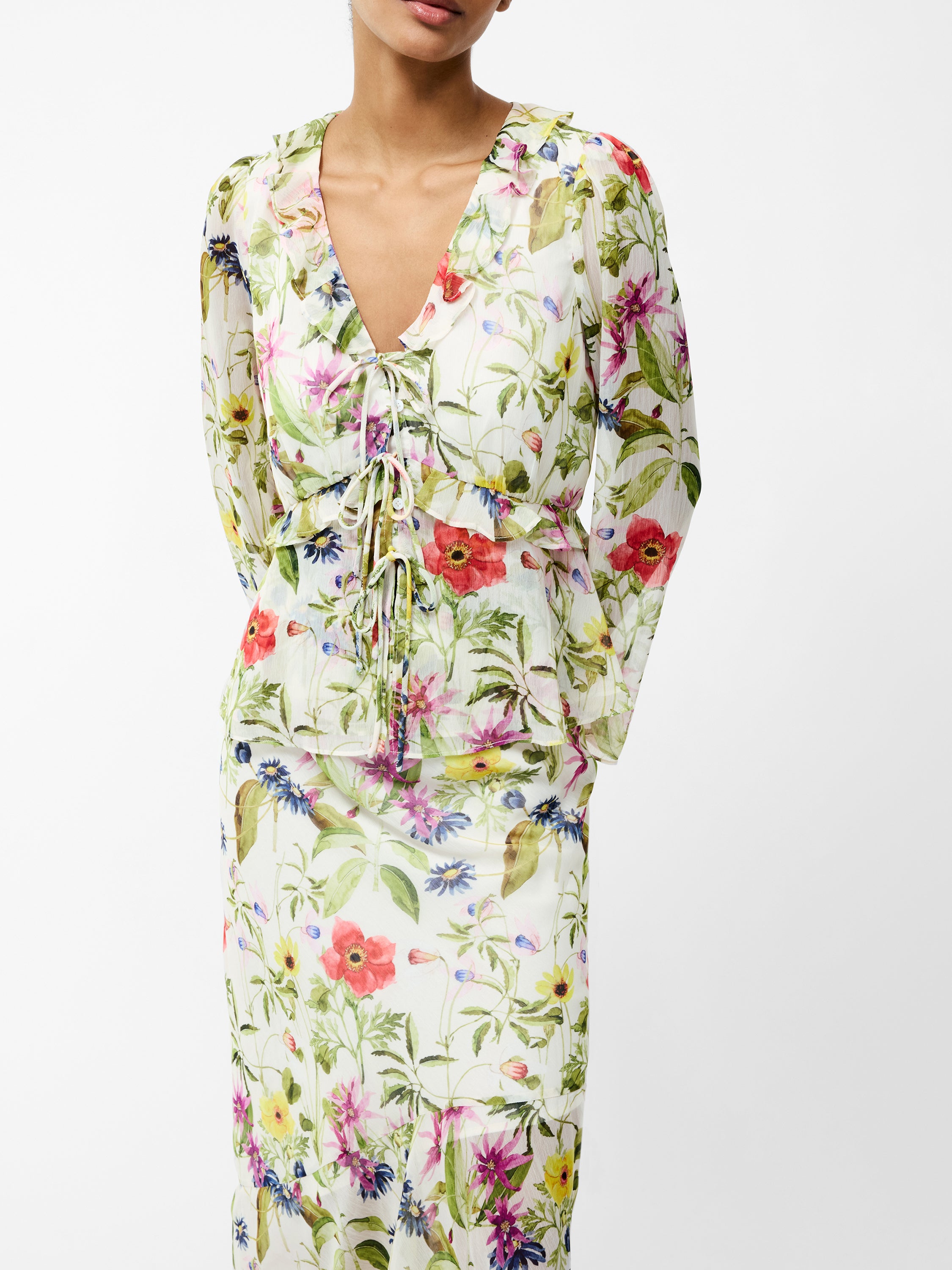 Monica Hallie Crinkle Blouse