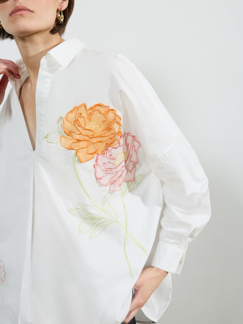 Cambria Cotton Popover Shirt