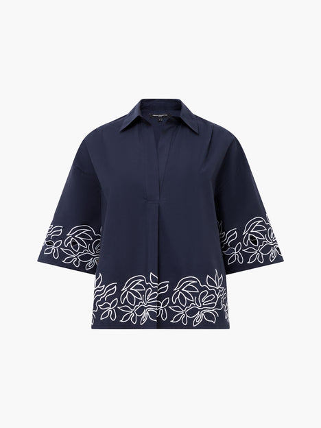 Alissa Cotton Popover Shirt
