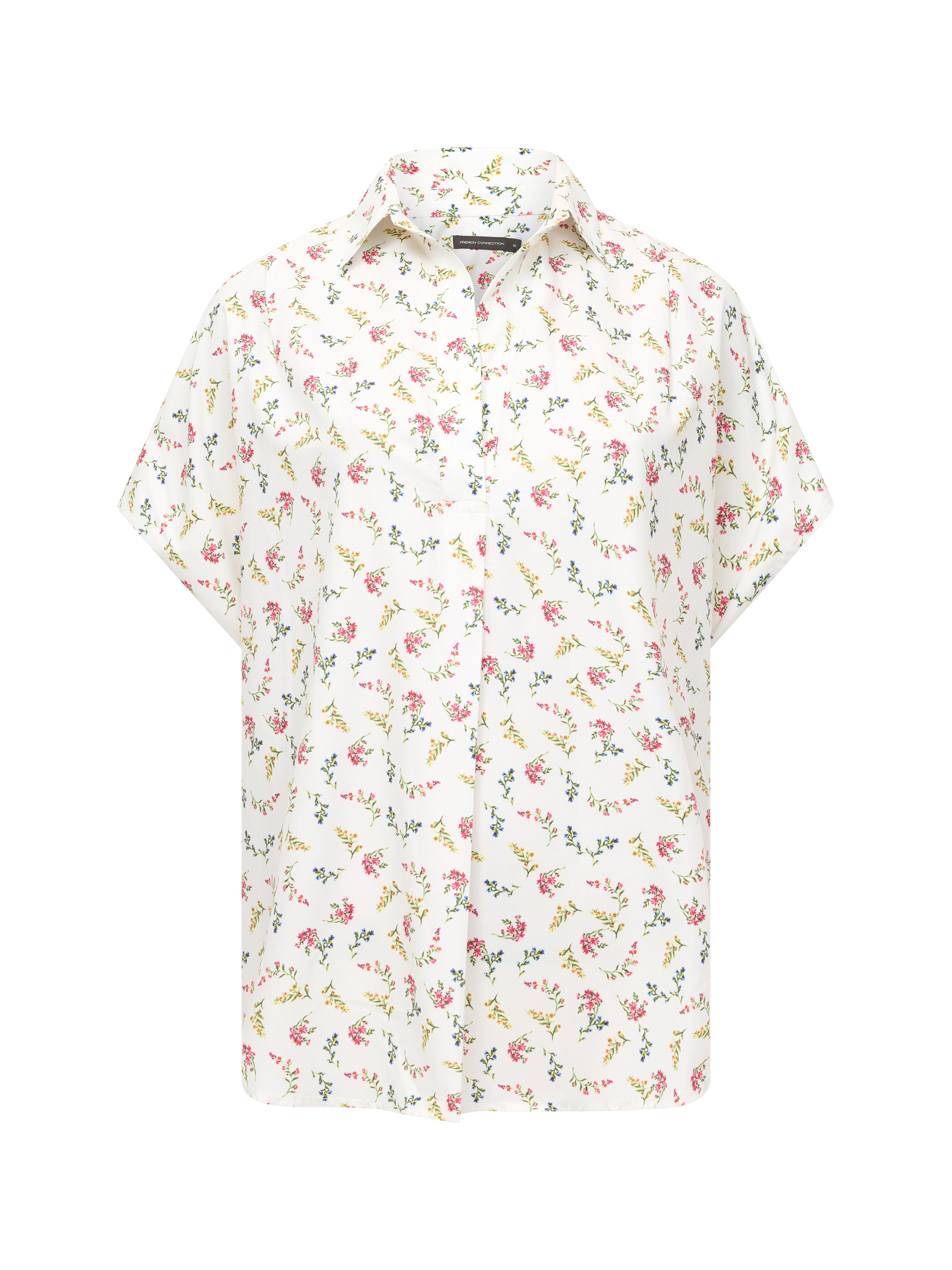 Floriana Crepe Light Popover Shirt