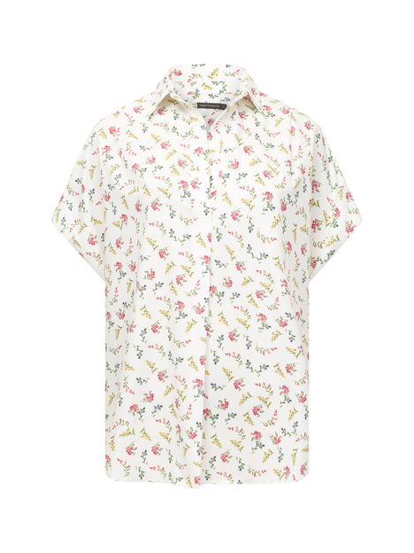 Floriana Crepe Light Popover Shirt