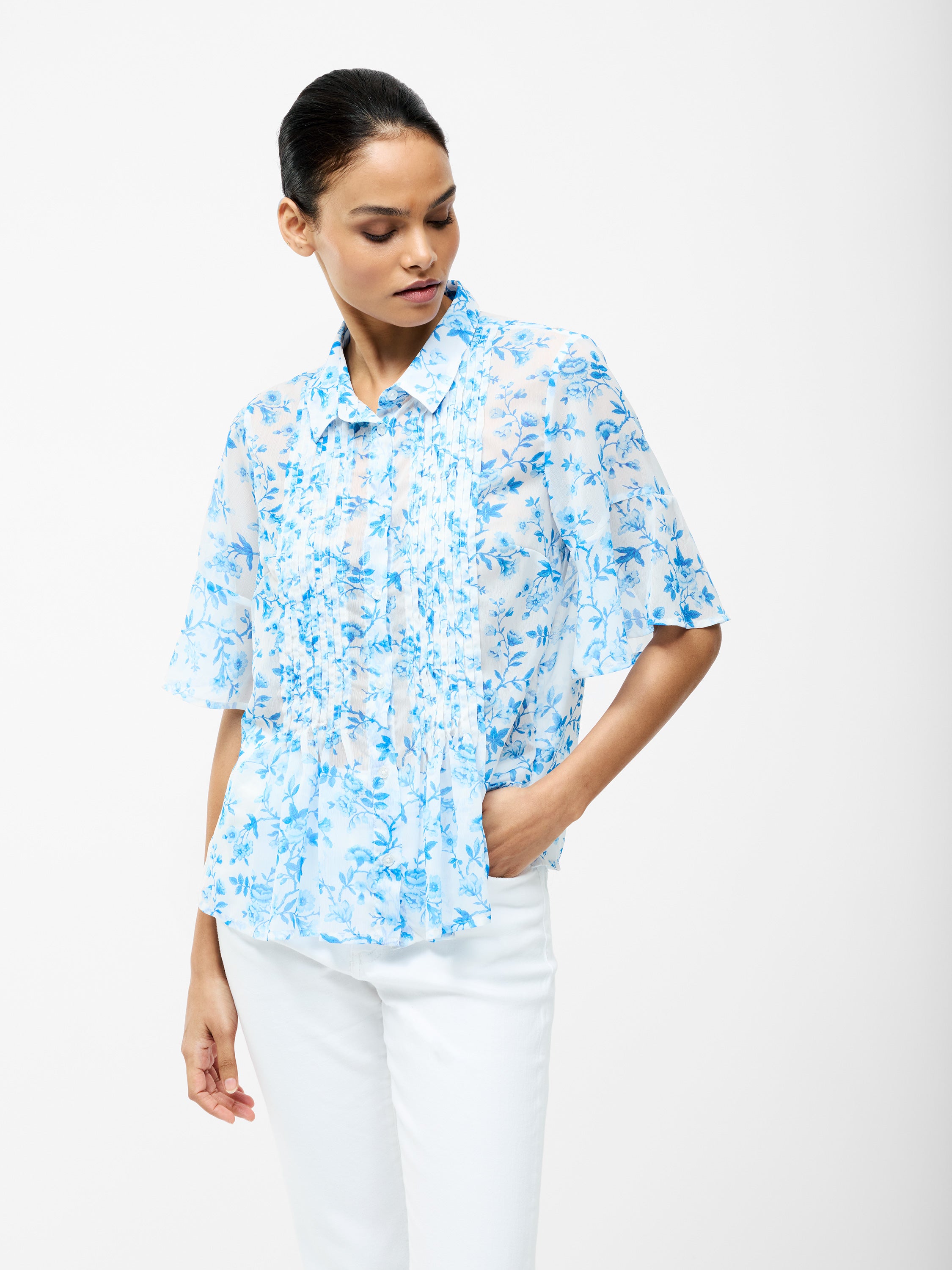 Catrina Pintuck Shirt