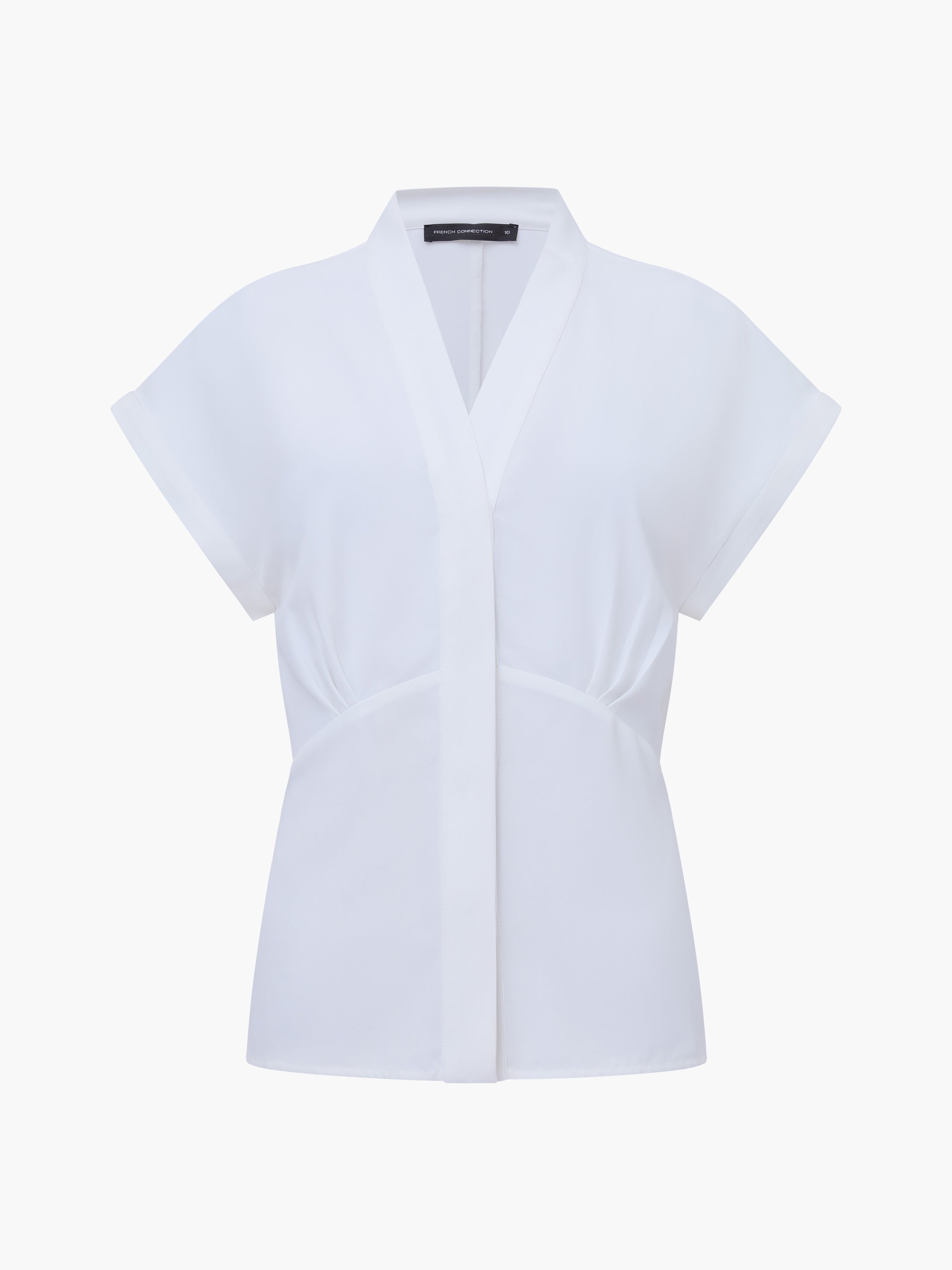 Crepe V Neck Blouse