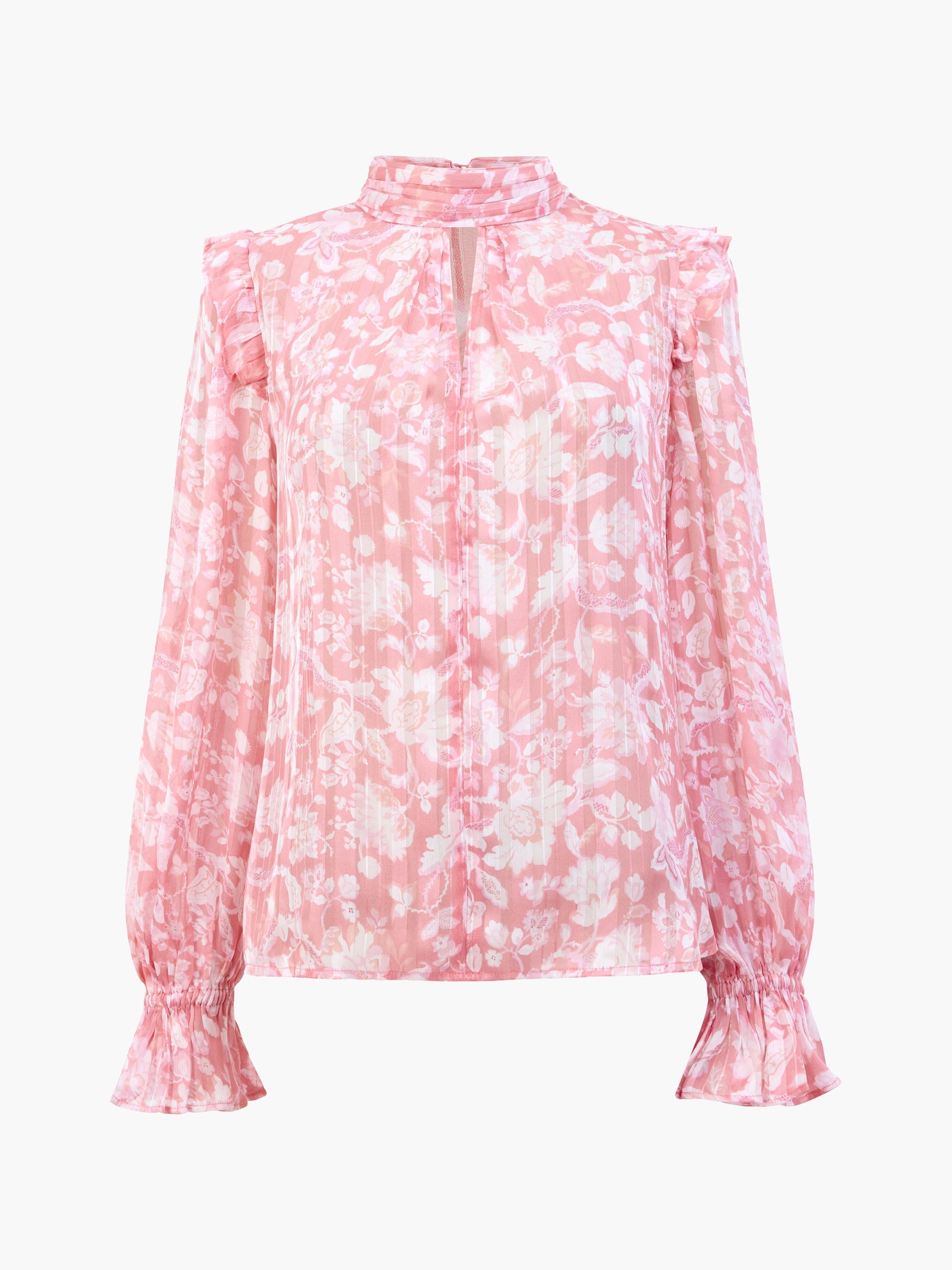 Cynthia Frill Long Sleeve Top