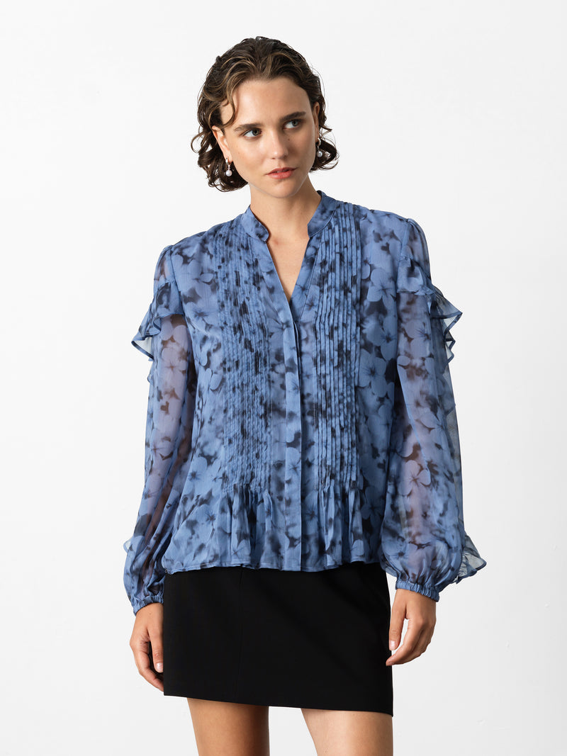 Anita Hallie Crinkle Pintuck Blouse