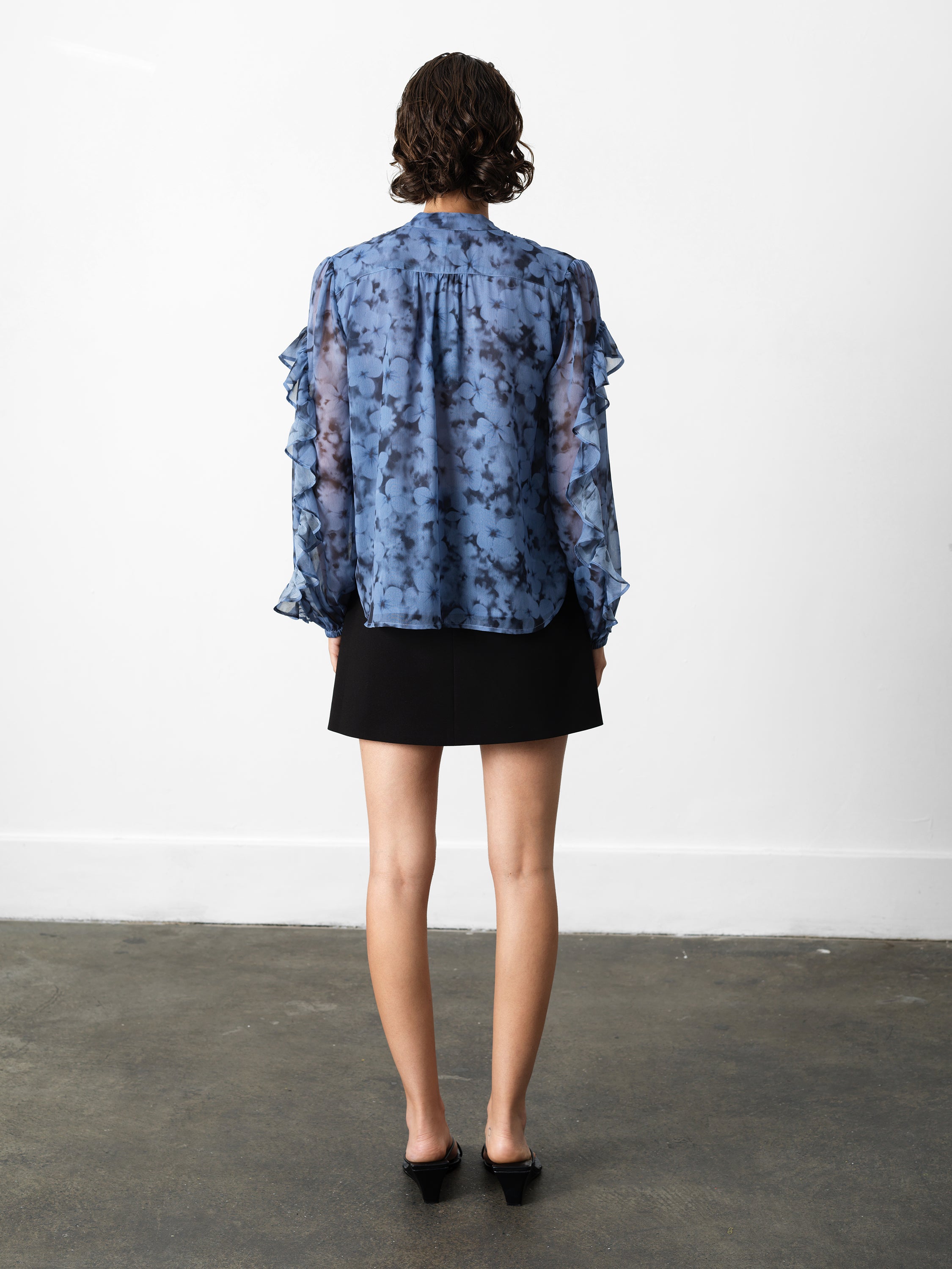 Anita Hallie Crinkle Pintuck Blouse