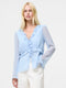 Emina Chiffon Frill Tie Up Top
