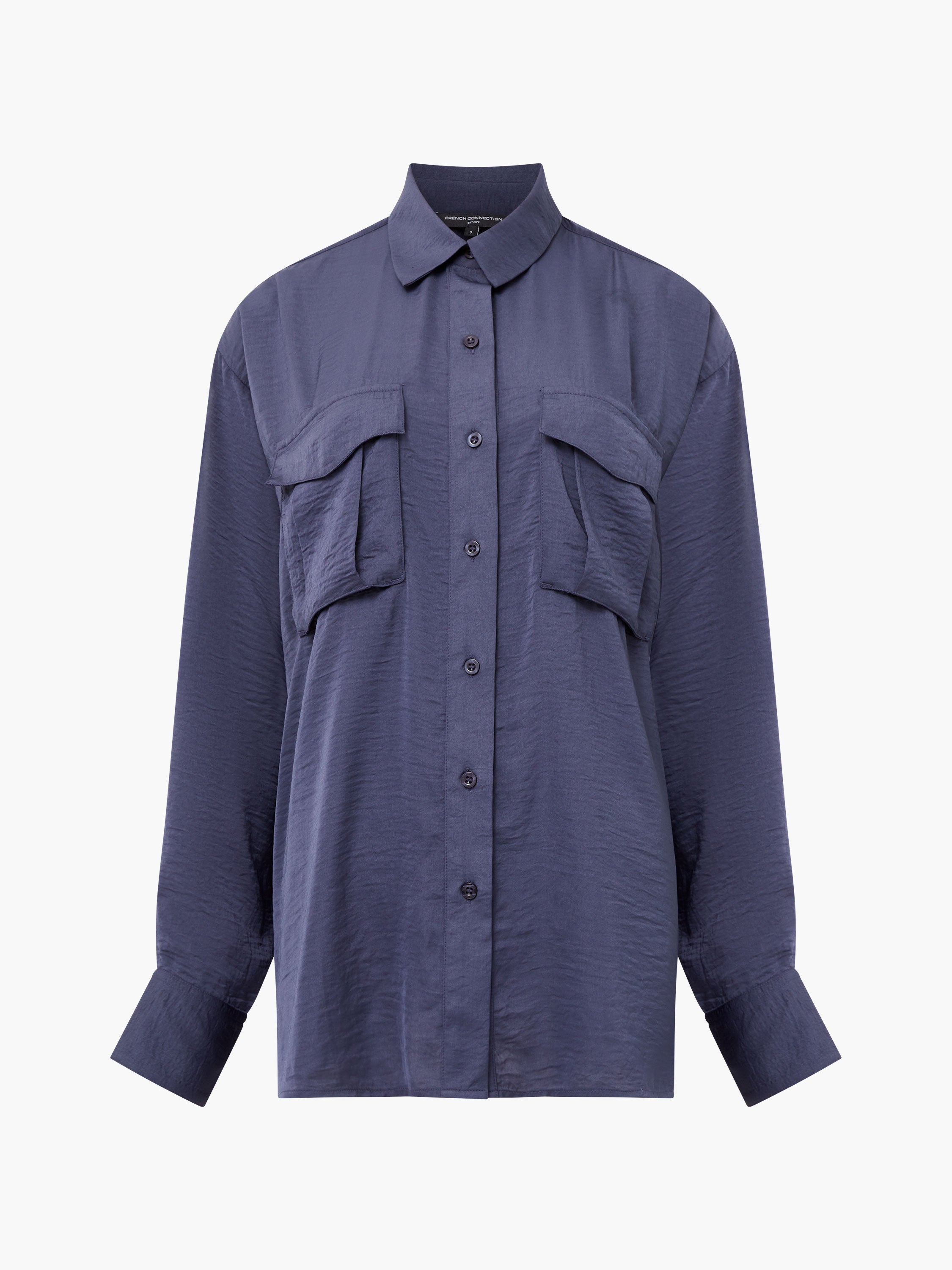 Paloma Satin Long Sleeve Shirt