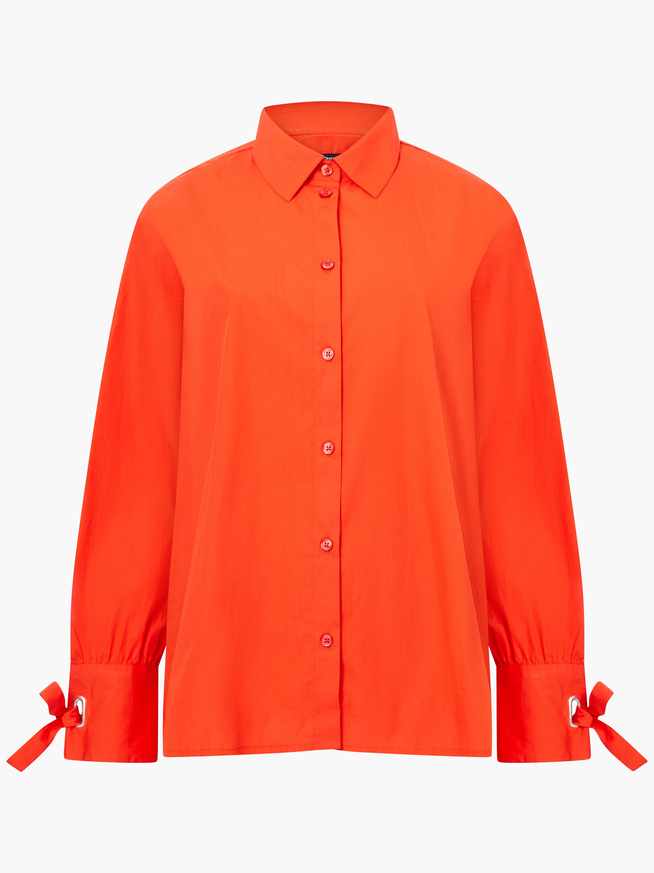 Cambria Cotton Tie Up Bow Shirt