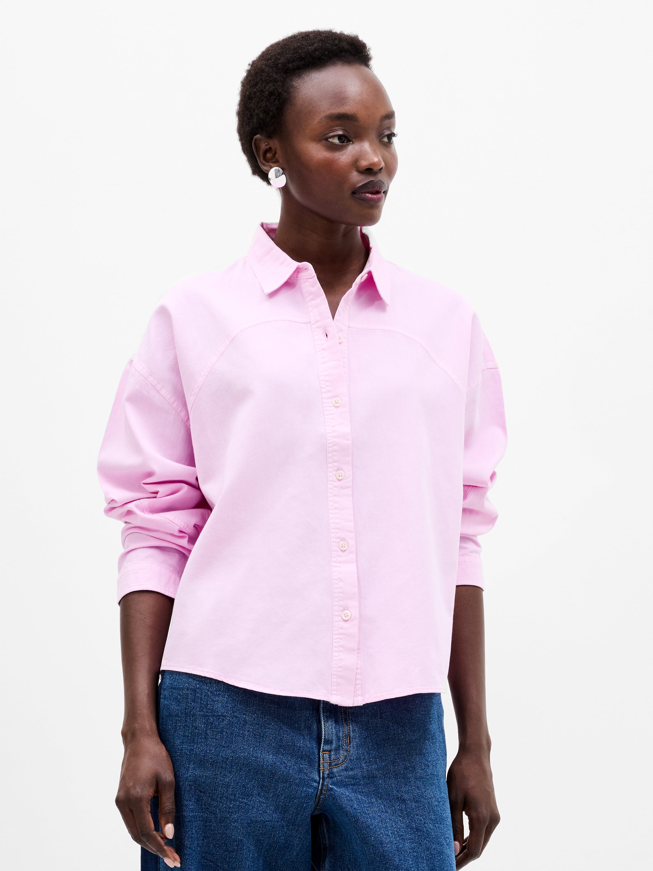 Dana Denim Seamed Shirt