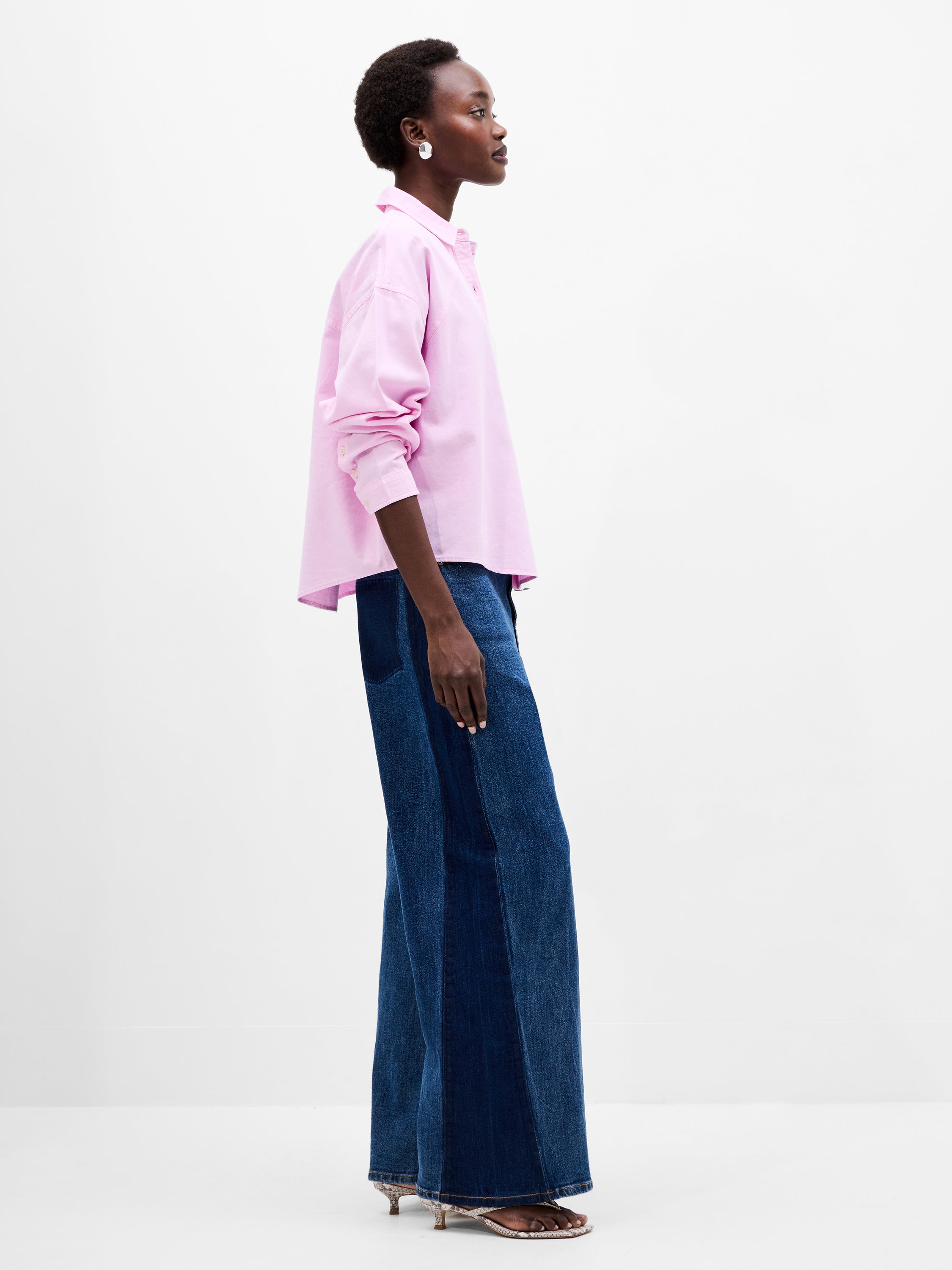 Dana Denim Seamed Shirt