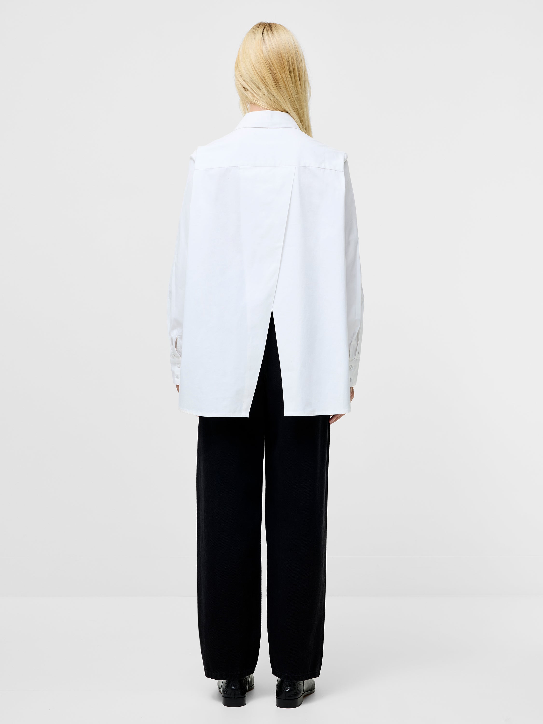 Kesha Back Slit Shirt