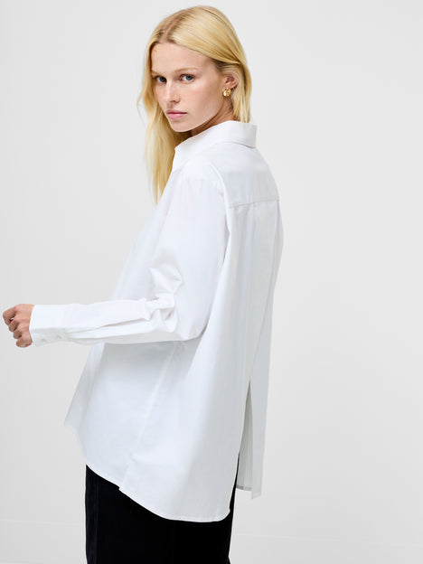 Kesha Back Slit Shirt