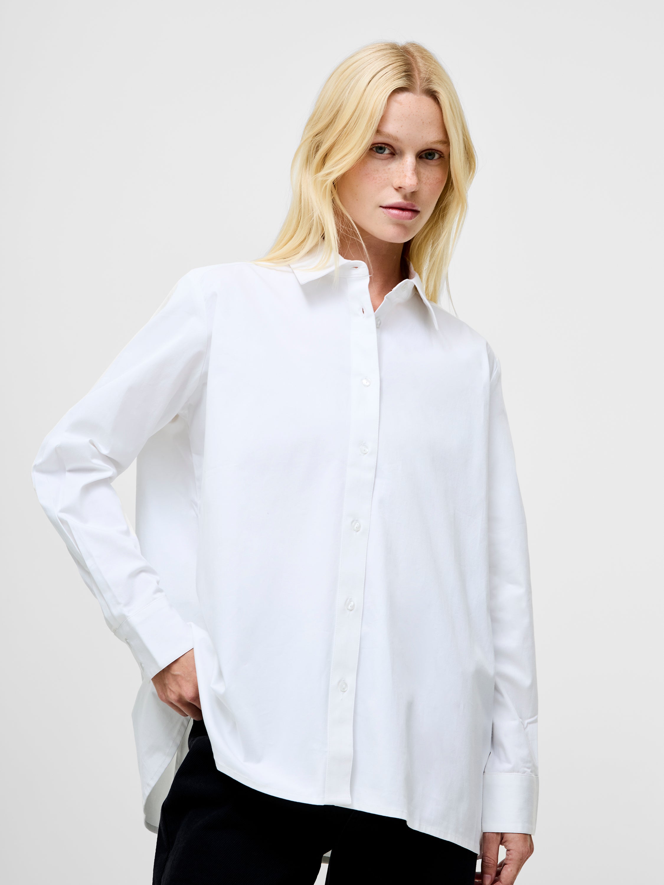 Kesha Back Slit Shirt