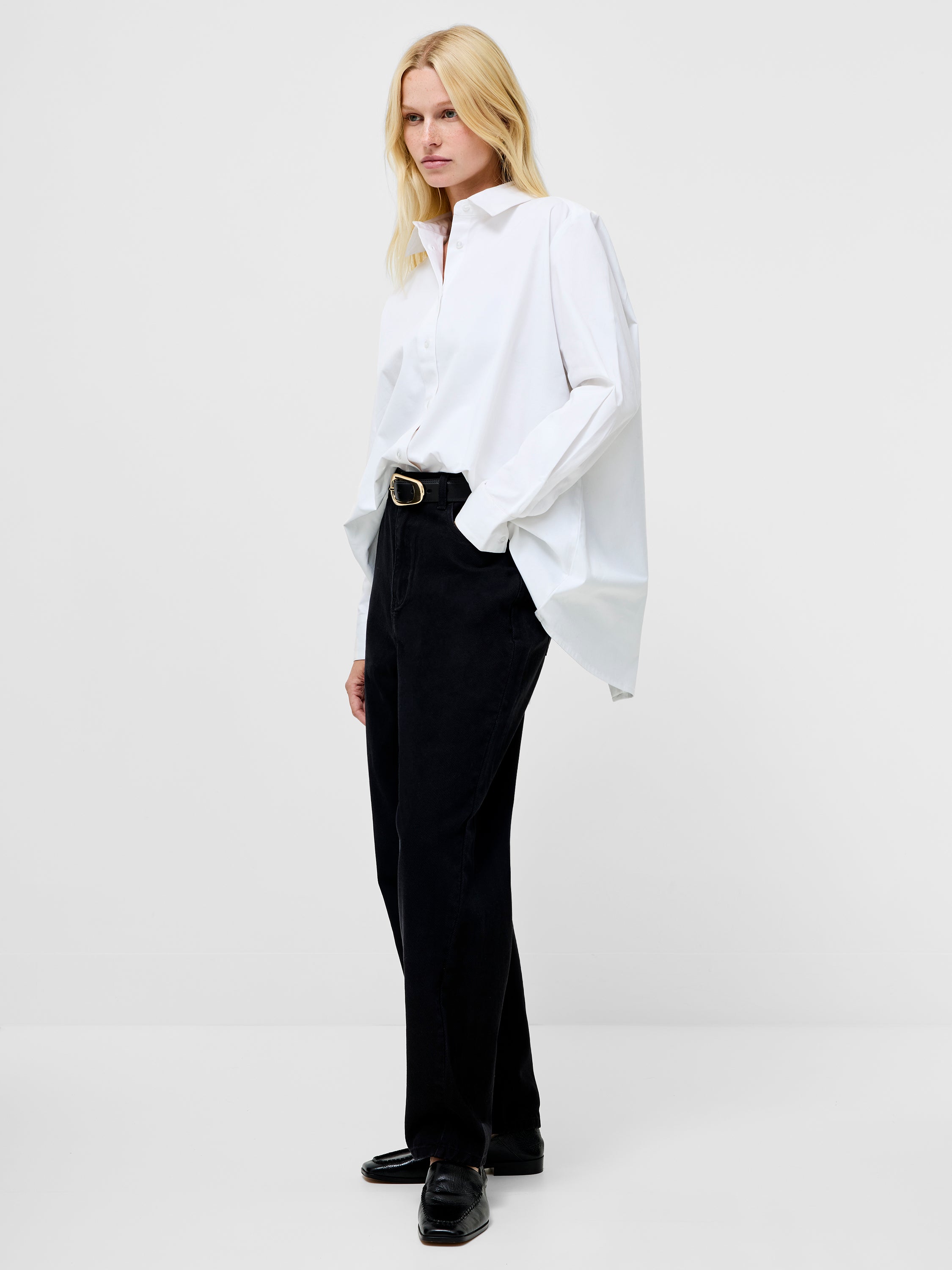 Kesha Back Slit Shirt