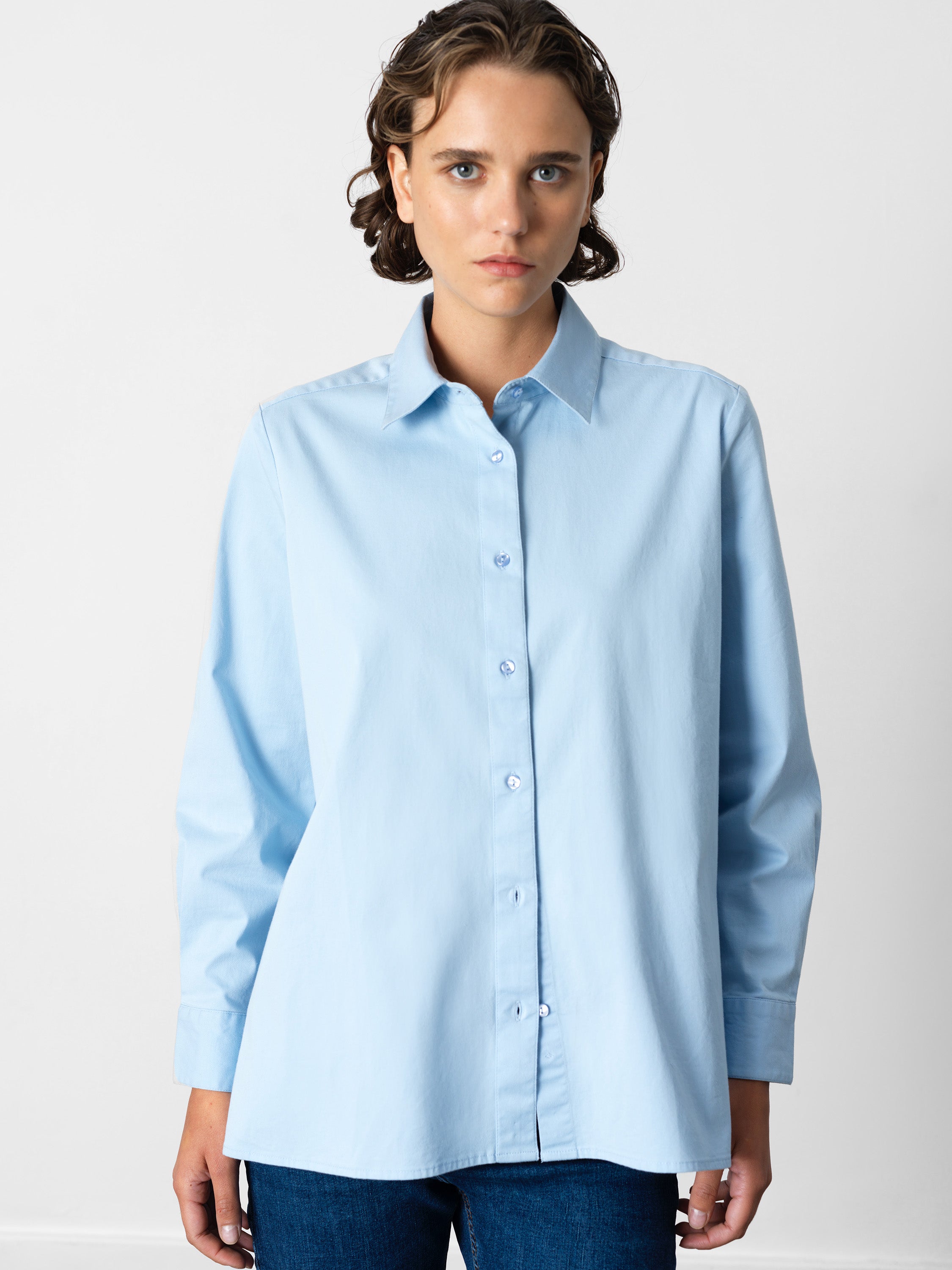 Kesha Back Slit Shirt