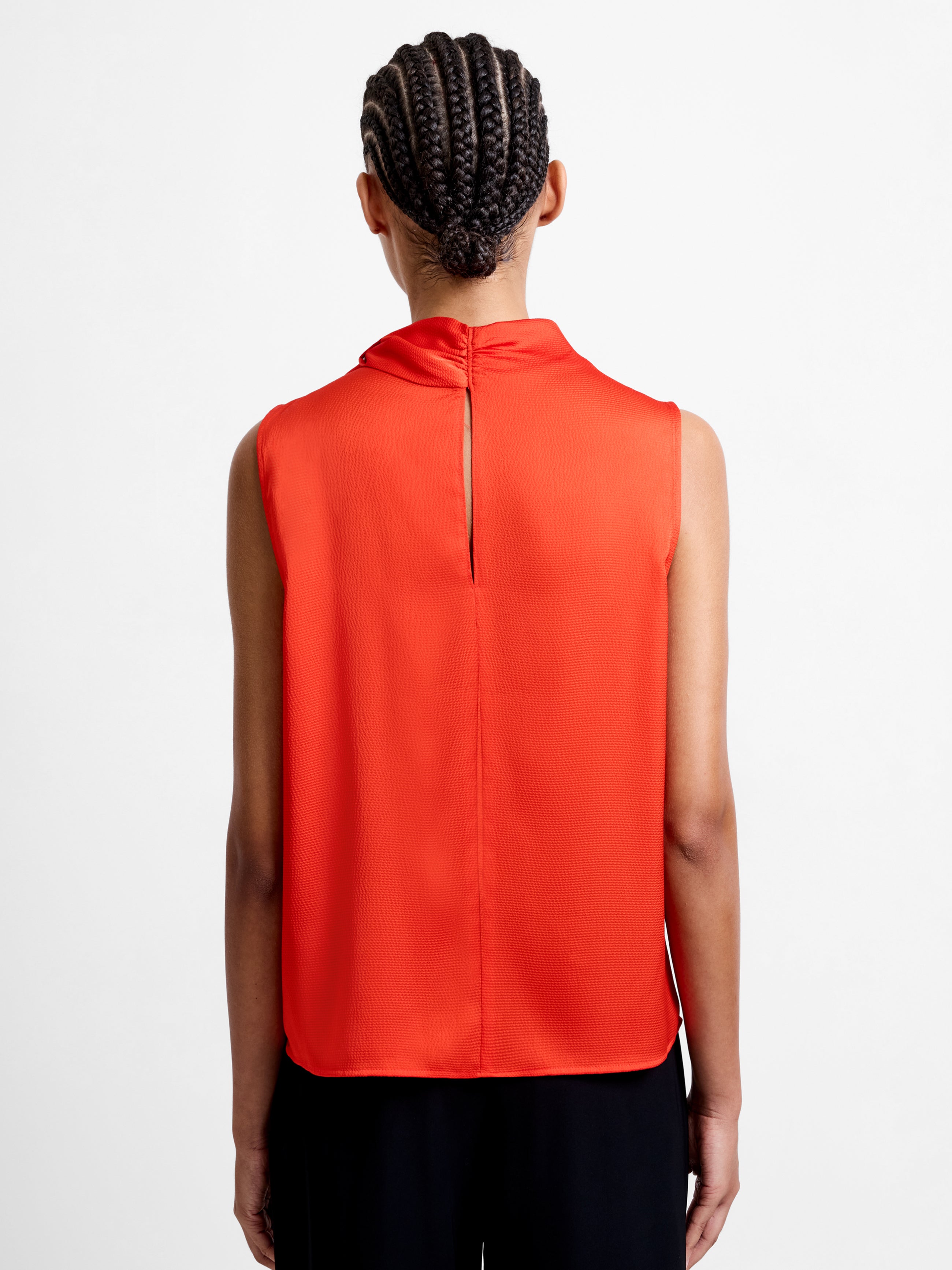 Eliza Satin Drape Top